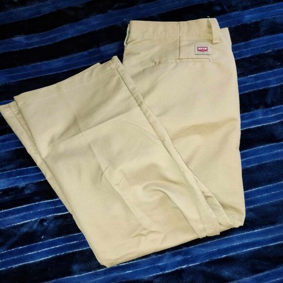 Men's Sz. 34x29 khaki Red Kap pants with front pockets - Picture 2 of 8